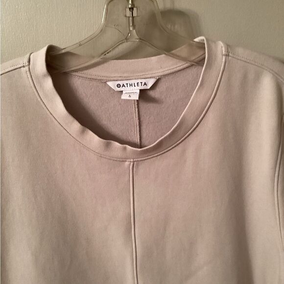 ATHLETA SIZE LARGE RETROPLUSH CREWNECK SWEATSHIRT TUNIC - Picture 6 of 10